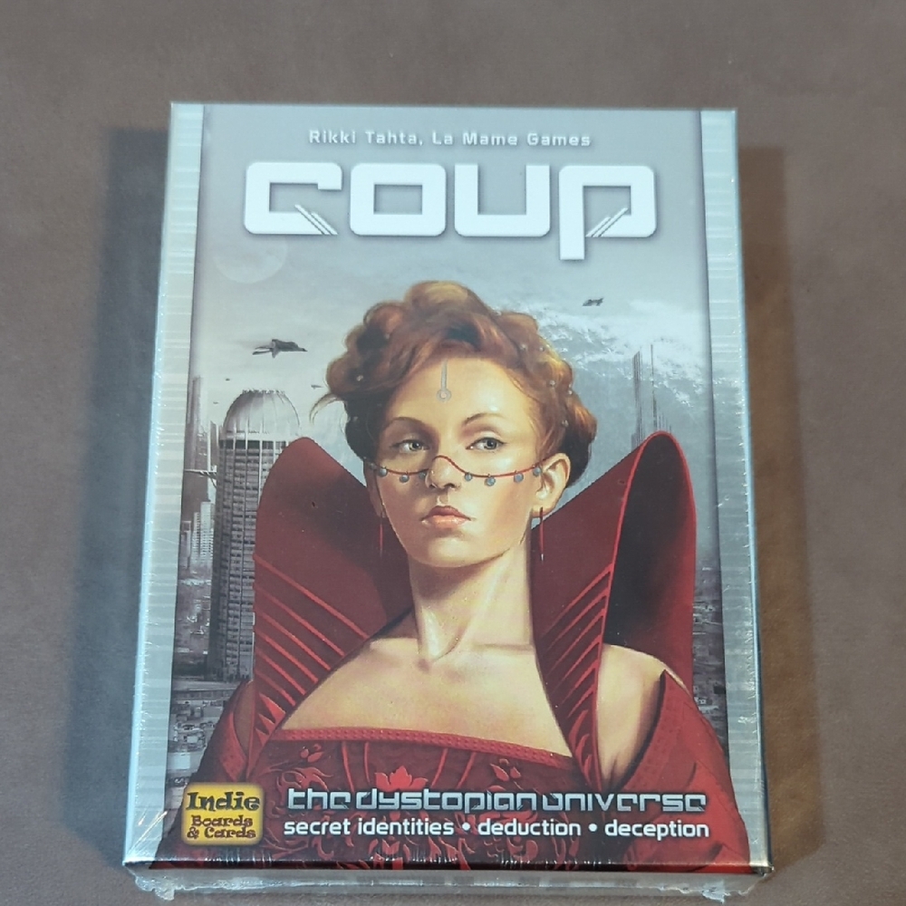 Indie Boards And Cards Coup Bluffing game Rikki Tahta La Mame Games 2020 NIP